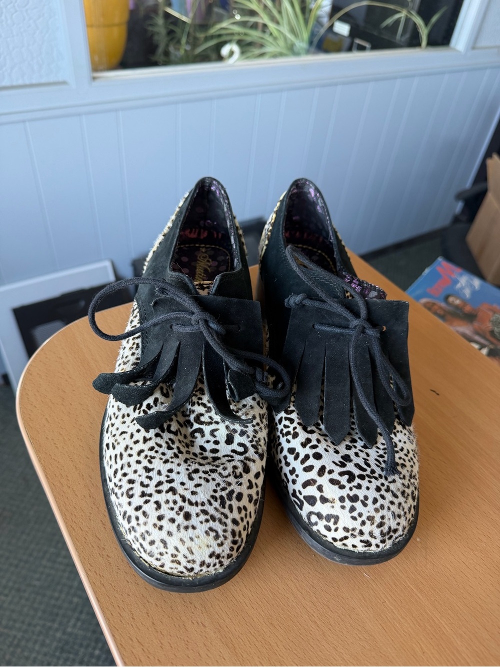 Irregular Choice Mutiny Leopard Print Shoes - Picture 4 of 11